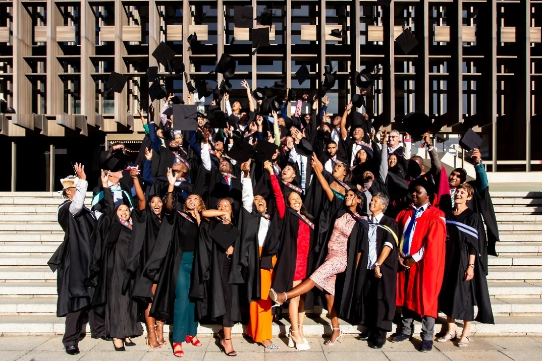 TSIBA graduates celebrating together